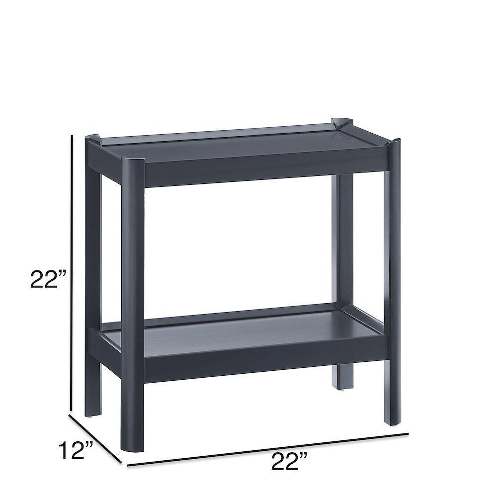 Yukon Matte Black Nightstand. Picture 11
