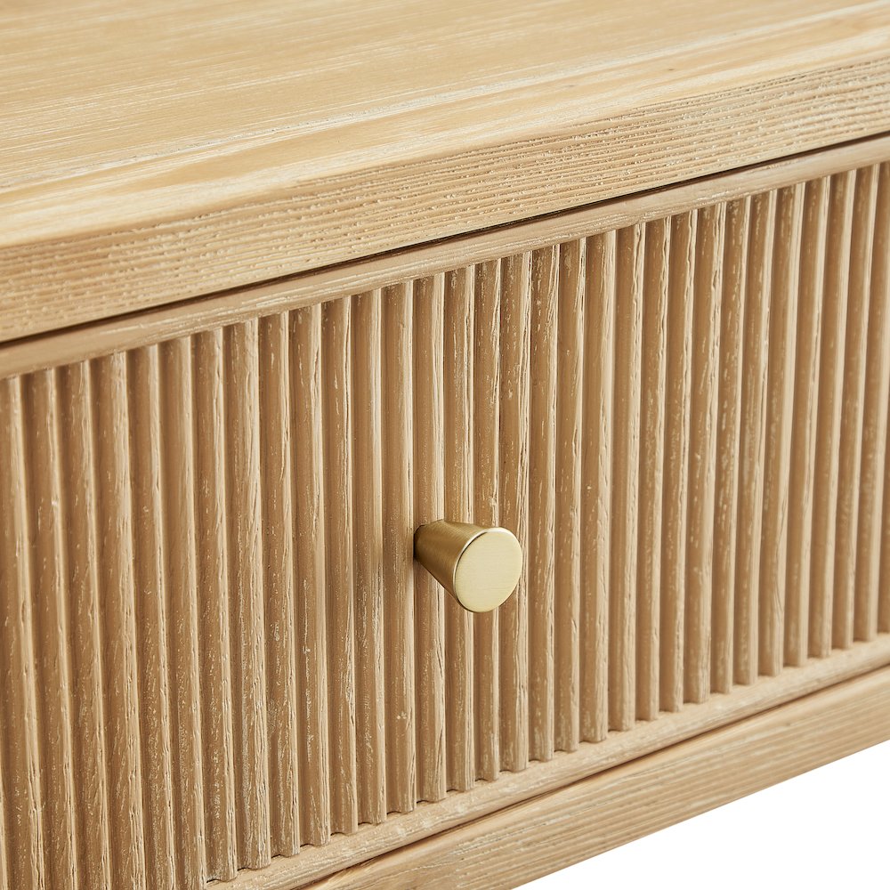 Flores Natural 1-drawer Nightstand. Picture 3