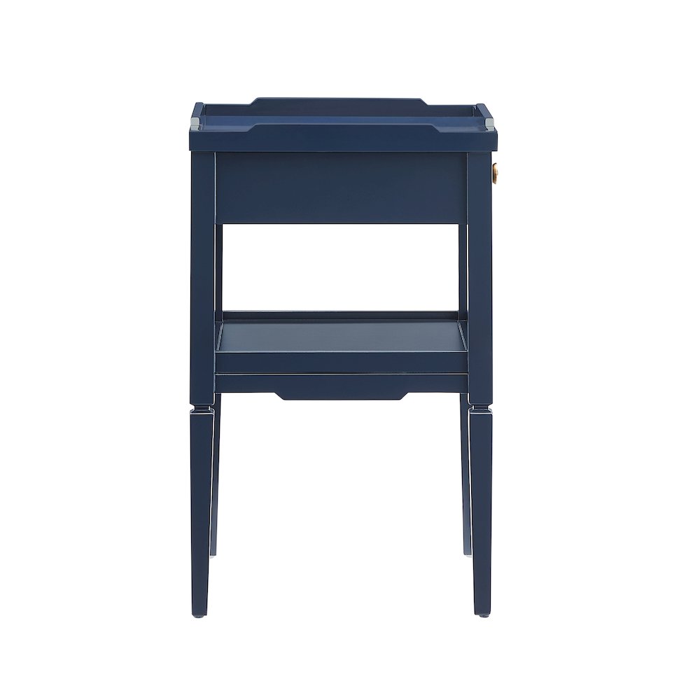 Finchley Midnight Blue 1-drawer Nightstand. Picture 10