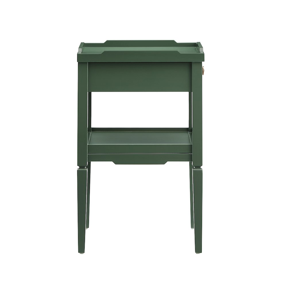 Finchley Vintage Green 1-drawer Nightstand. Picture 10