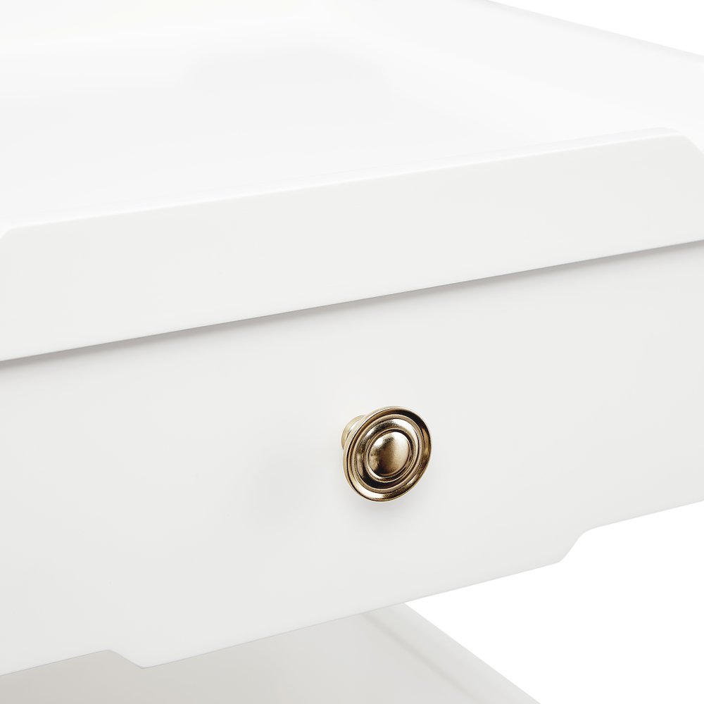 Finchley White 1-drawer Nightstand. Picture 3