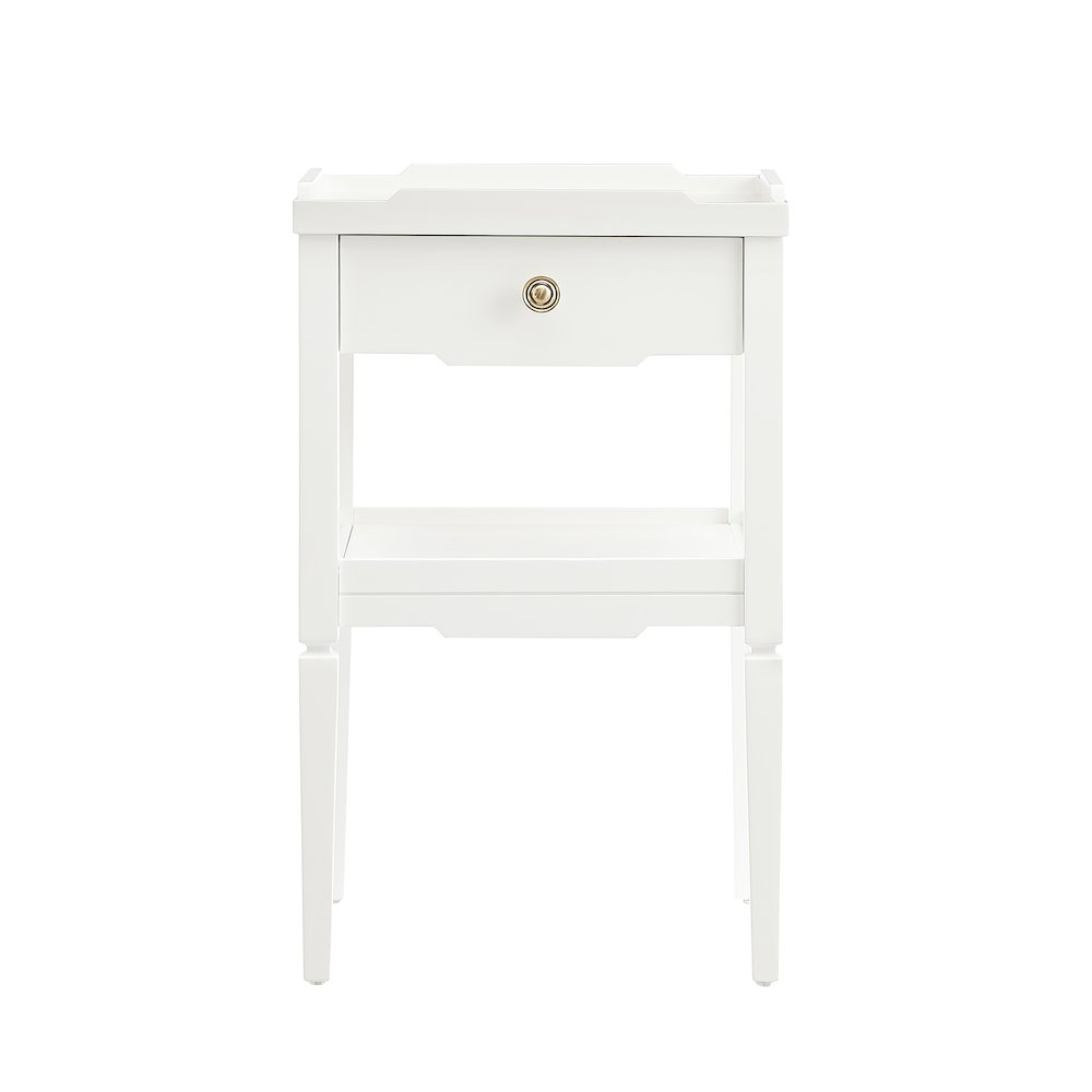 Finchley White 1-drawer Nightstand. Picture 6