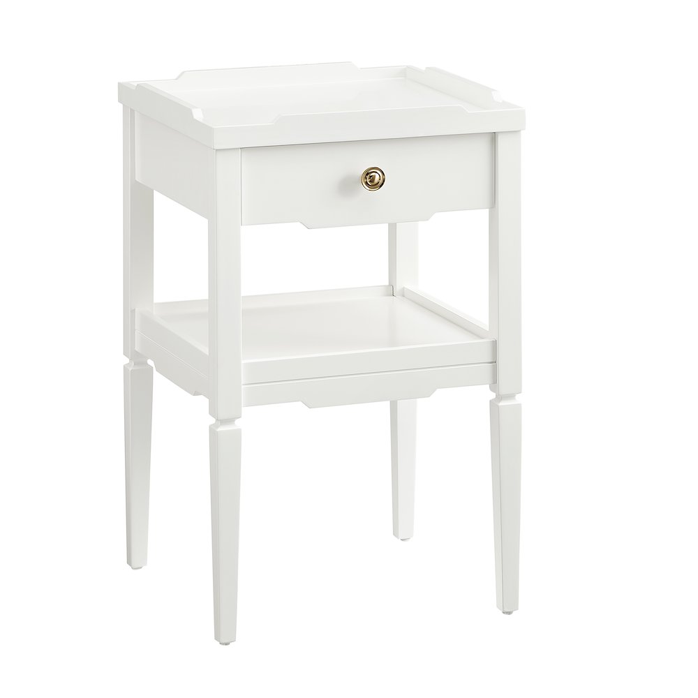 Finchley White 1-drawer Nightstand. Picture 8