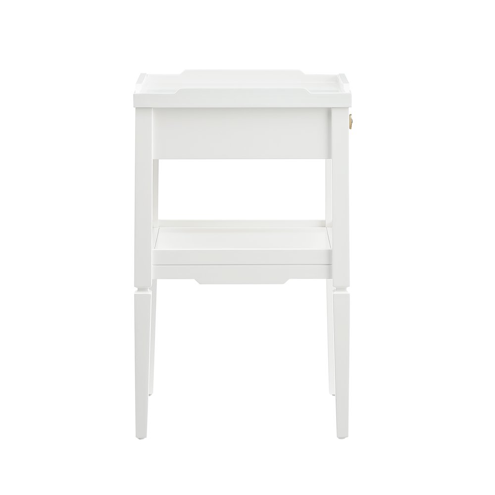 Finchley White 1-drawer Nightstand. Picture 10