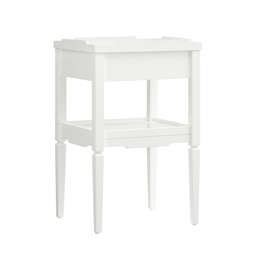 Finchley White 1-drawer Nightstand. Picture 11