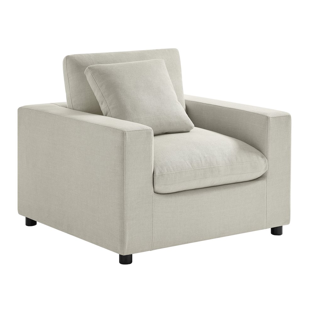 Casella Modern Armchair - Beige. Picture 1