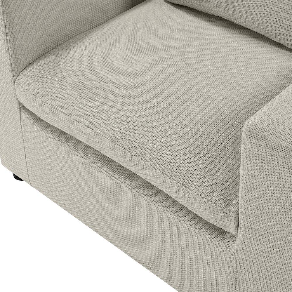 Casella Modern Armchair - Beige. Picture 5