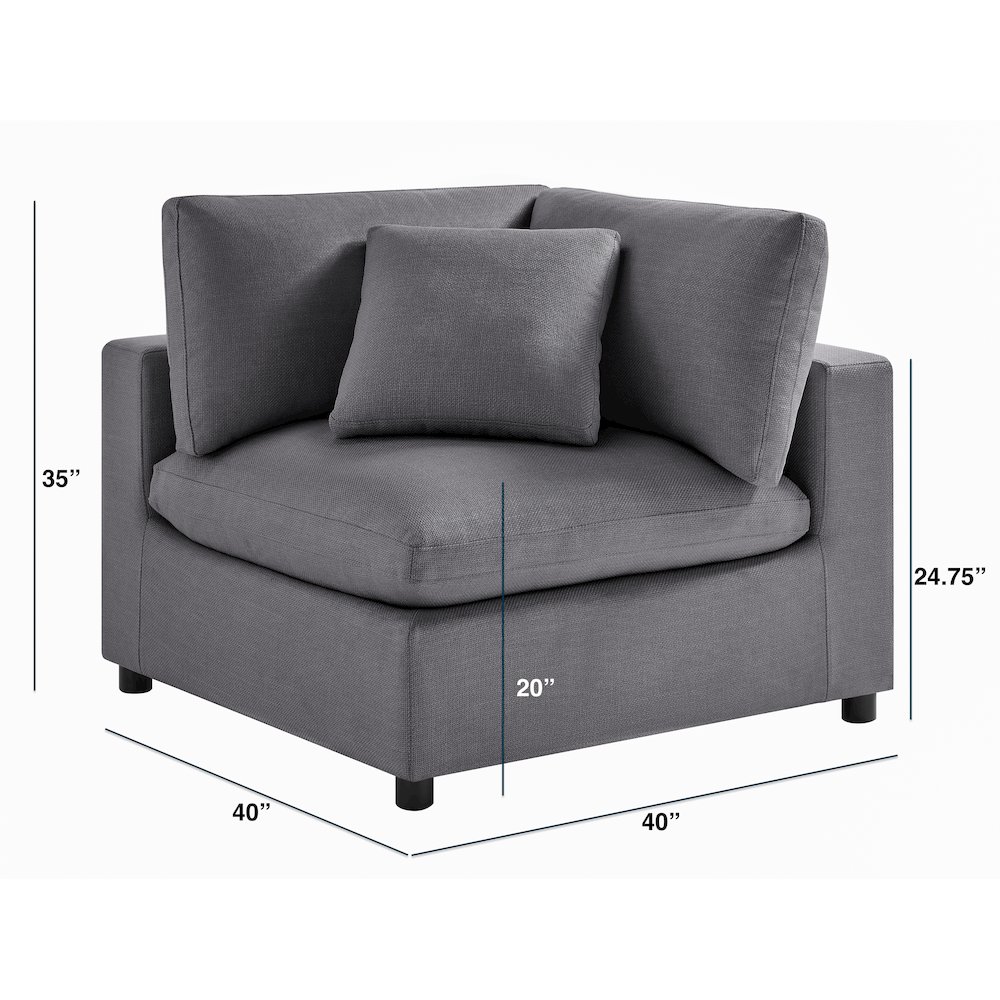 Casella Modular 4-Piece XL Chofa Sectional. Picture 19