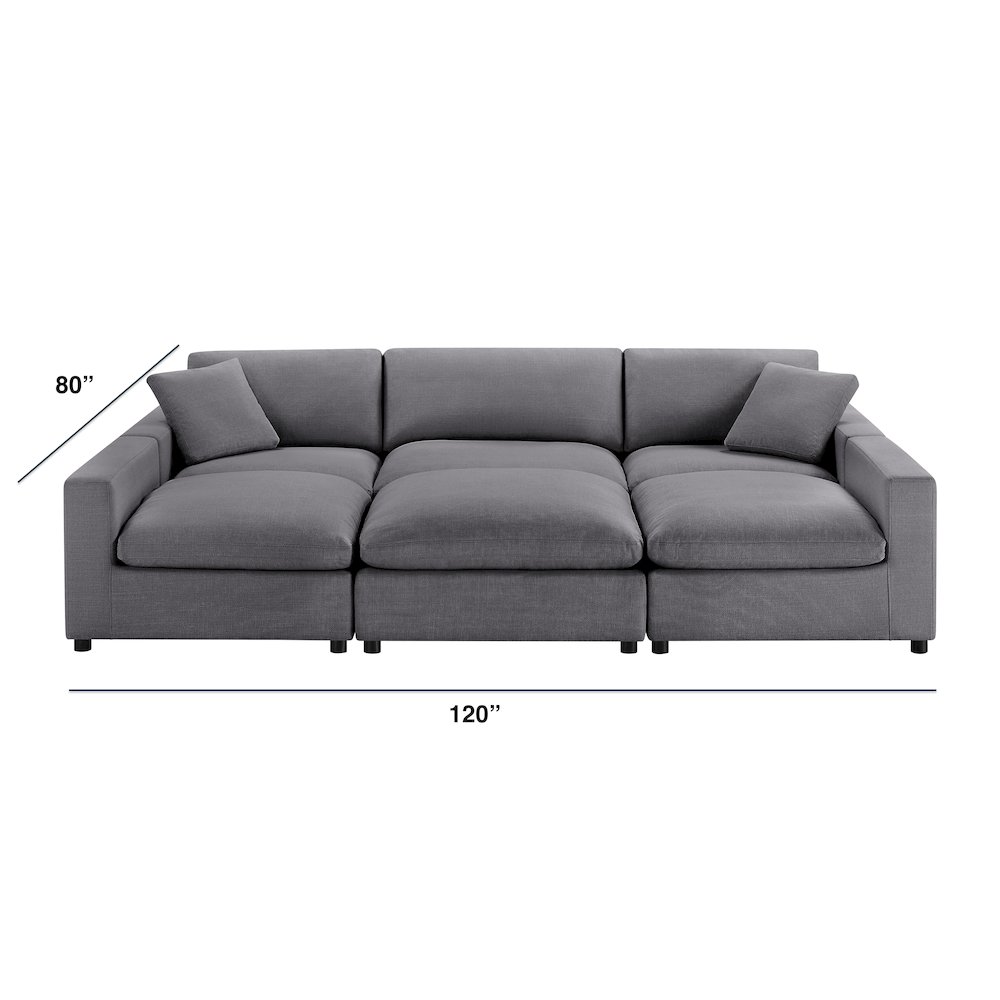 Casella Modular 6-Piece Nest Sectional. Picture 18