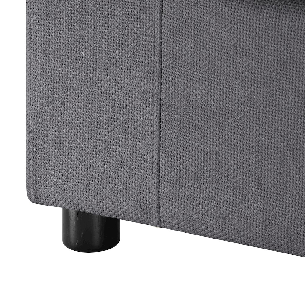 Casella Modern Armchair - Charcoal. Picture 5