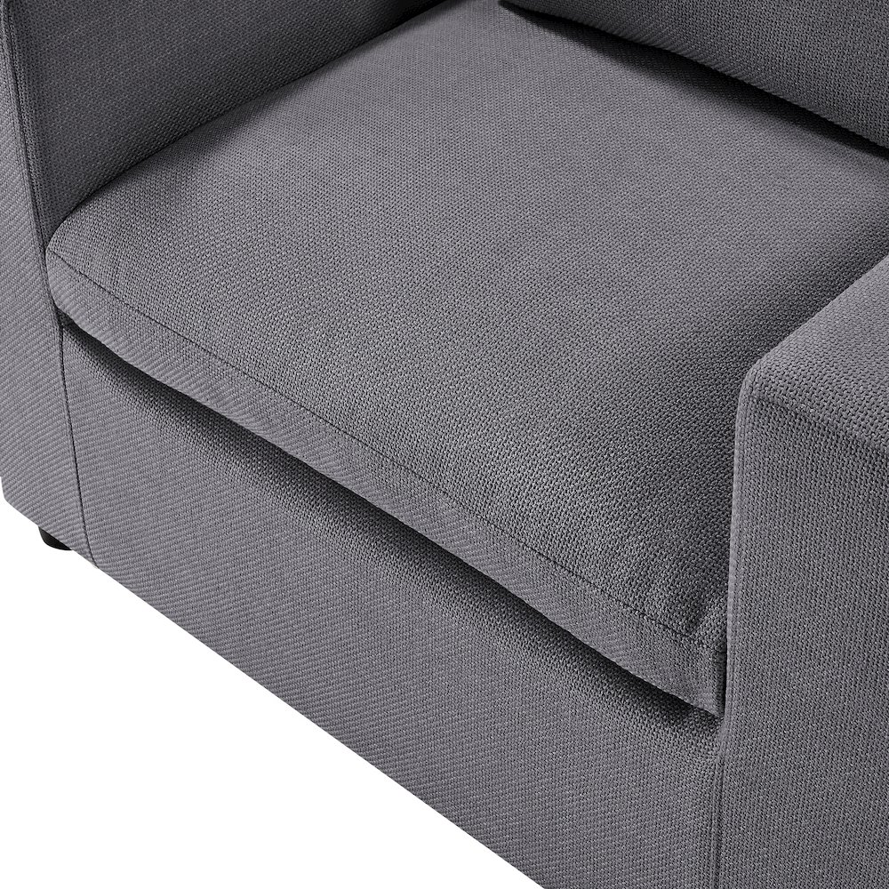 Casella Modern Armchair - Charcoal. Picture 7