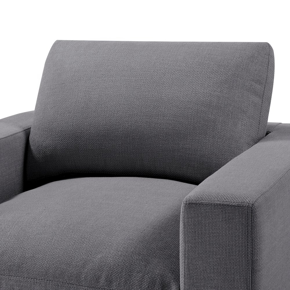Casella Modern Armchair - Charcoal. Picture 8