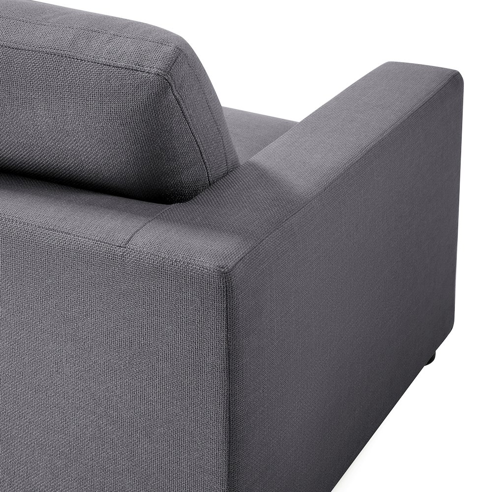 Casella Modern Armchair - Charcoal. Picture 9