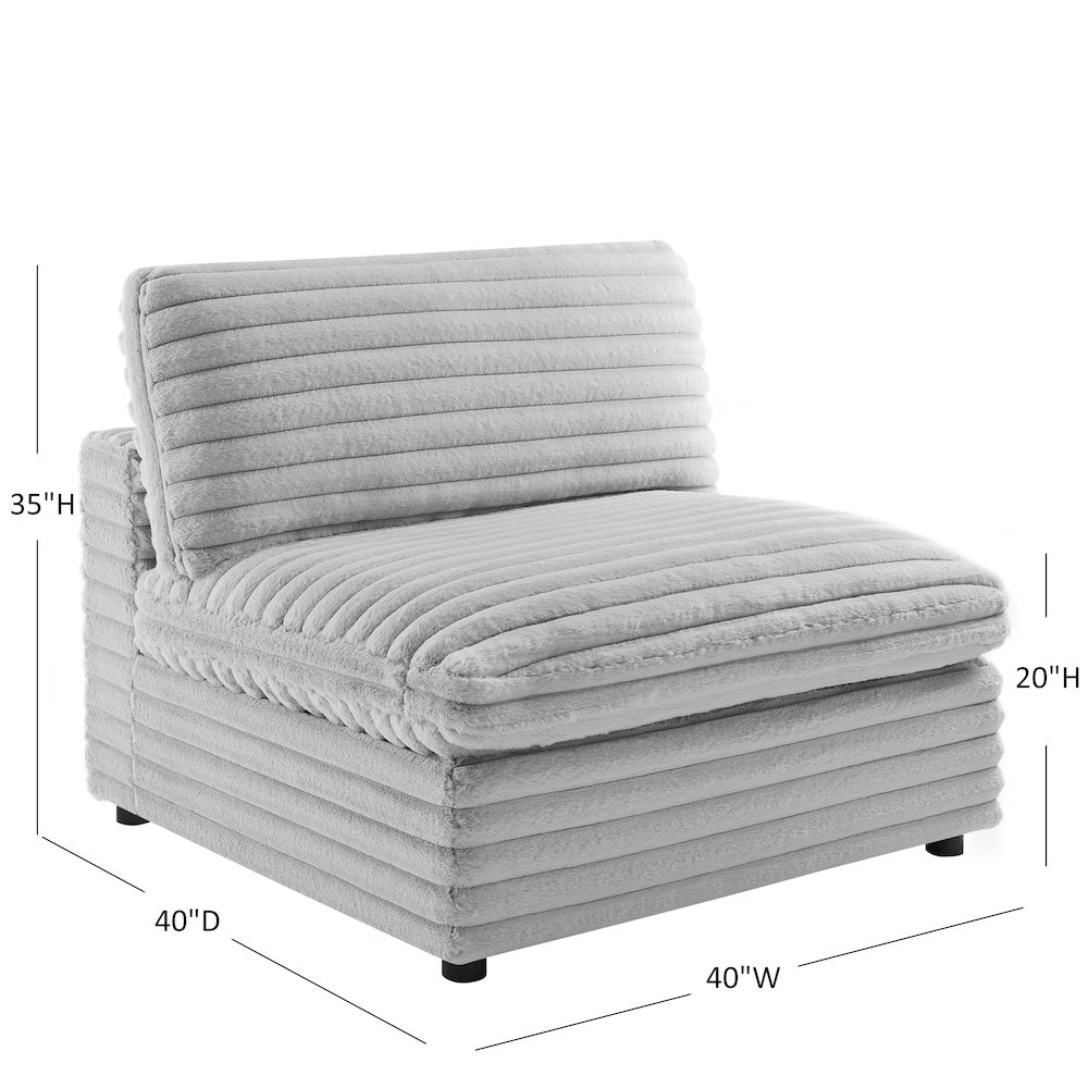 Julia Armless Chair. Picture 7
