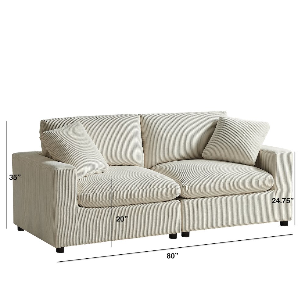 Casella Modular  2-Piece Sofa. Picture 9
