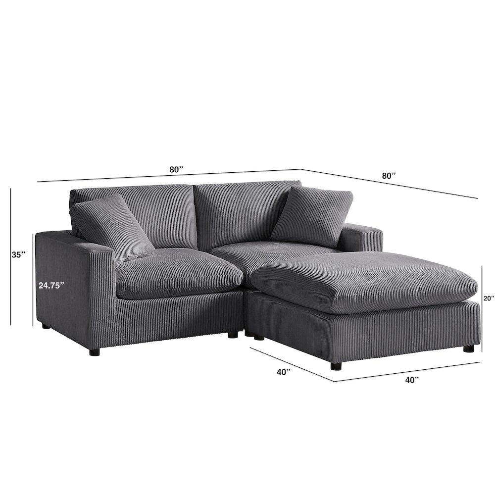 Casella Modular 3-piece Chofa. Picture 11