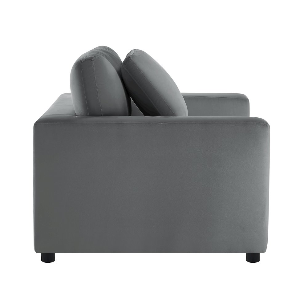Casella Modern Armchair - Charcoal. Picture 3
