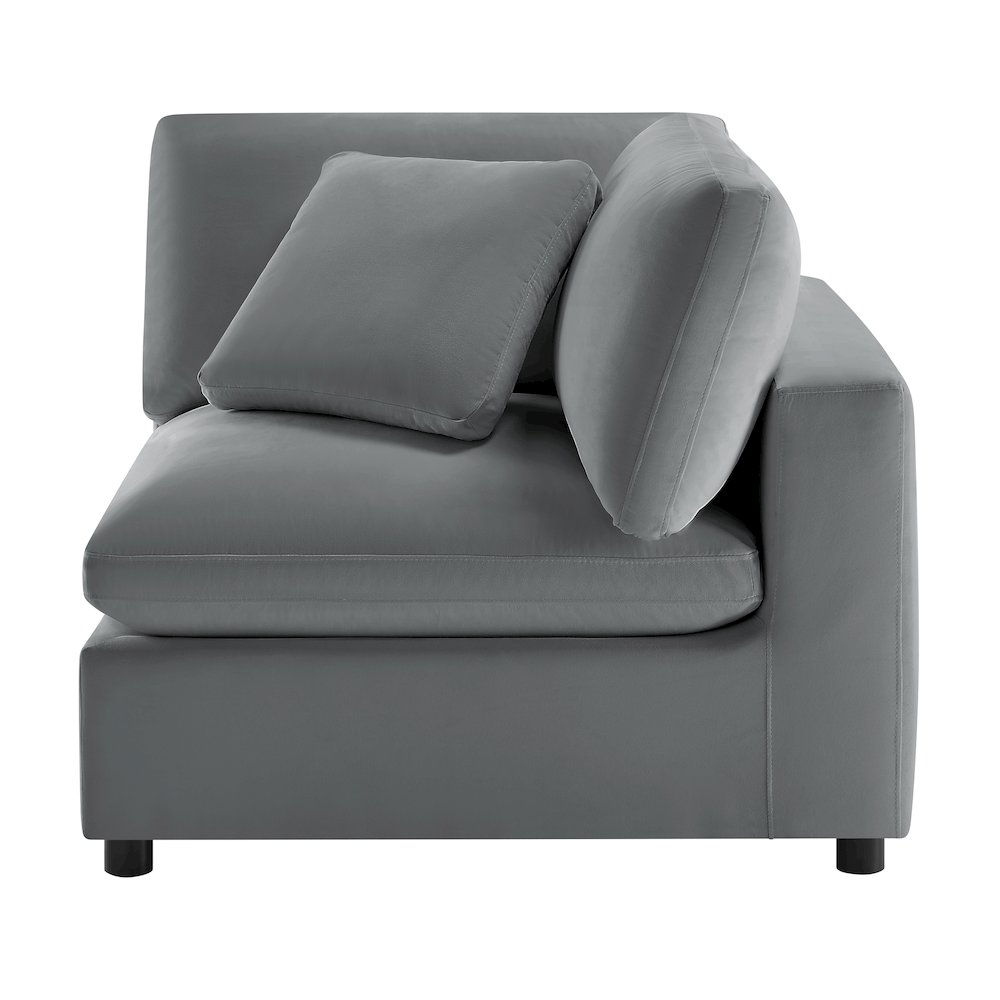 Casella Corner Wedge Chair - Charcoal. Picture 2