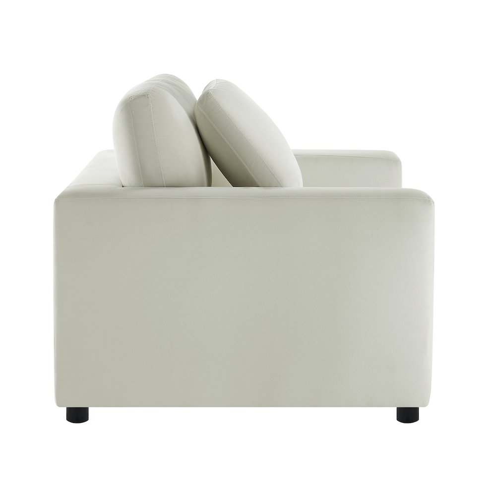 Casella Modern Armchair - Ivory. Picture 3