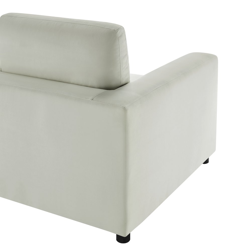 Casella Modern Armchair - Ivory. Picture 10