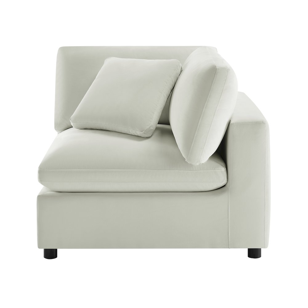 Casella Corner Wedge Chair - Ivory. Picture 2