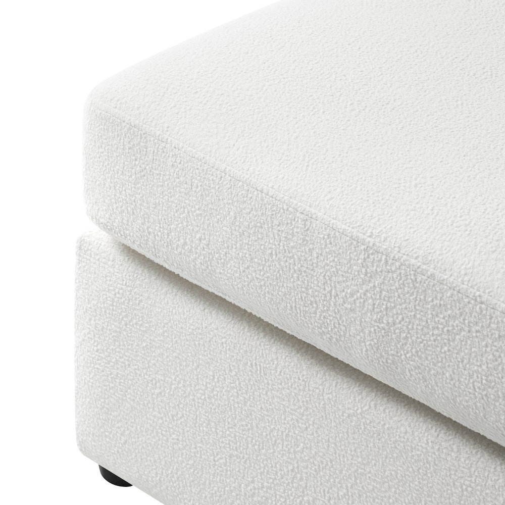 Chandler Armless Chair - Ivory. Picture 7