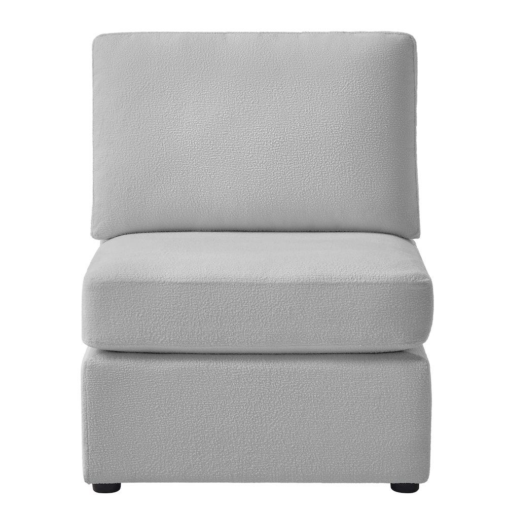 Chandler Armless Chair - Gray. Picture 3
