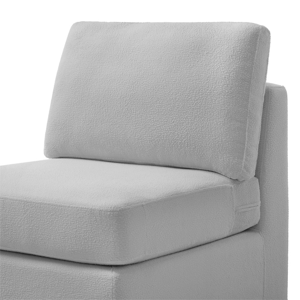 Chandler Armless Chair - Gray. Picture 5