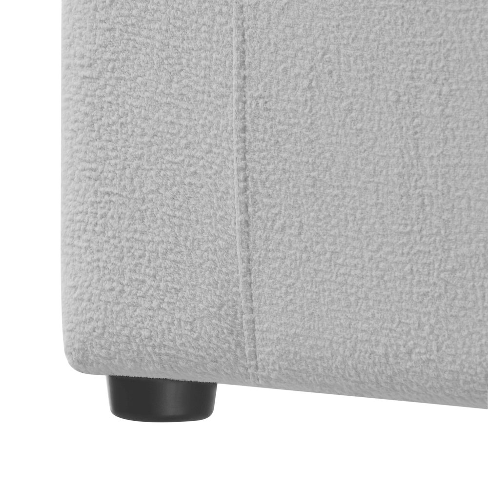 Chandler Storage Ottoman - Gray. Picture 5