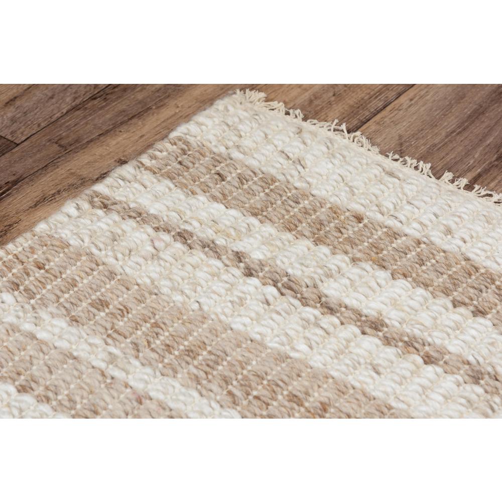 Hand Woven Flat Weave Pile Wool/ Polyester Rug, 5' x 7'6". Picture 5