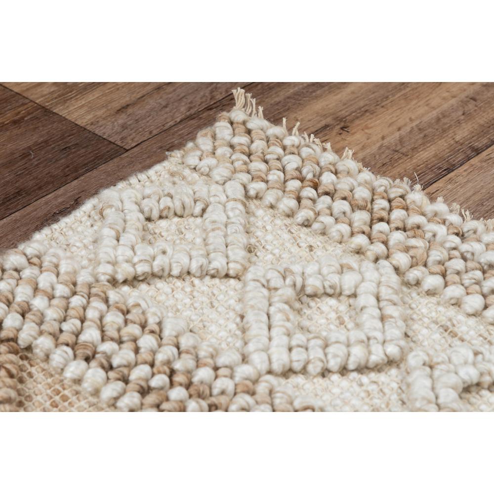 Hand Woven Flat Weave Pile Wool/ Polyester Rug, 5' x 7'6". Picture 5