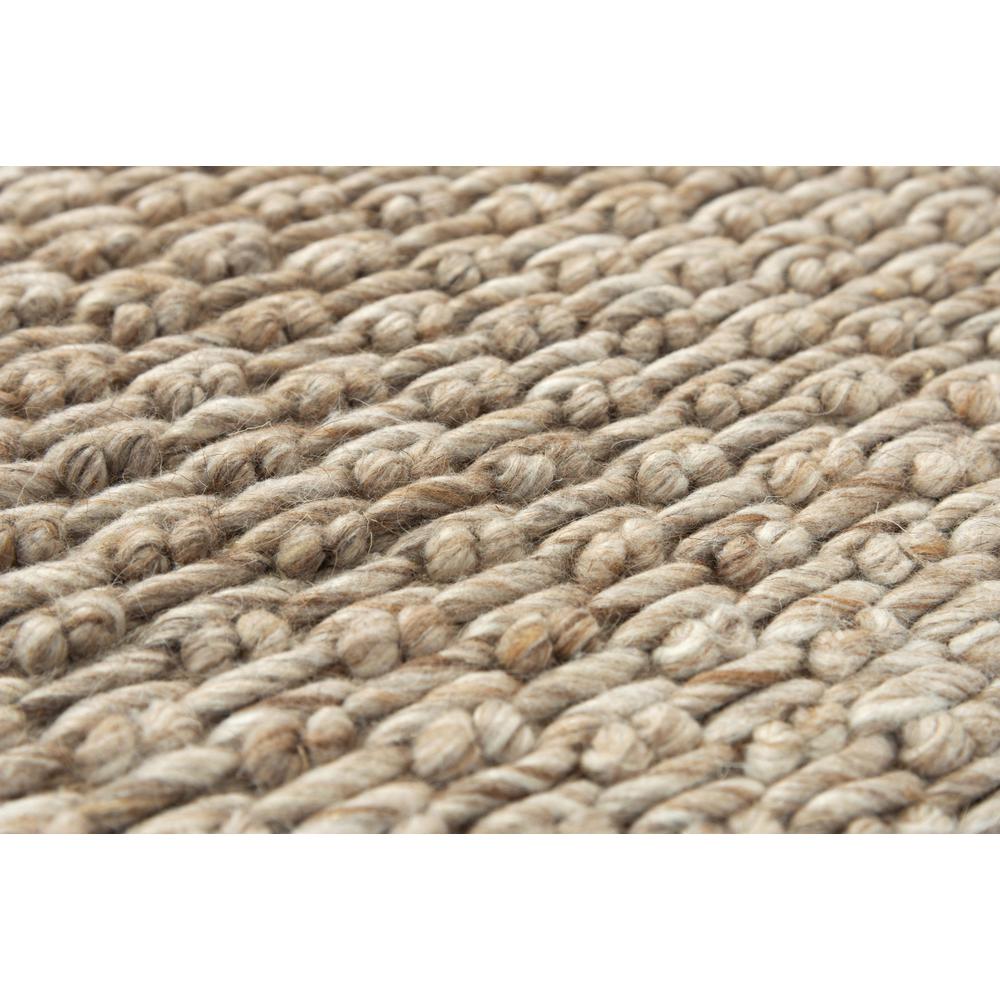 Hand Woven Flat Weave Pile Wool/ Polyester Rug, 5' x 7'6". Picture 4