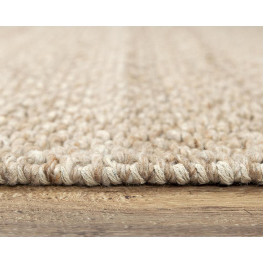 Hand Woven Flat Weave Pile Wool/ Polyester Rug, 5' x 7'6". Picture 6