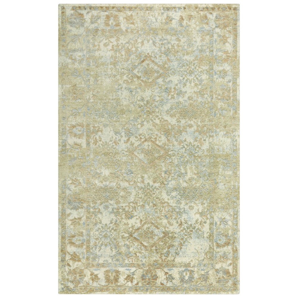 Hybrid Cut Pile Wool/ Tencel Rug, 10' x 13'. Picture 1