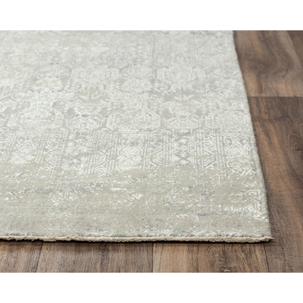 Hybrid Cut Pile Wool/ Tencel Rug, 10' x 13'. Picture 3