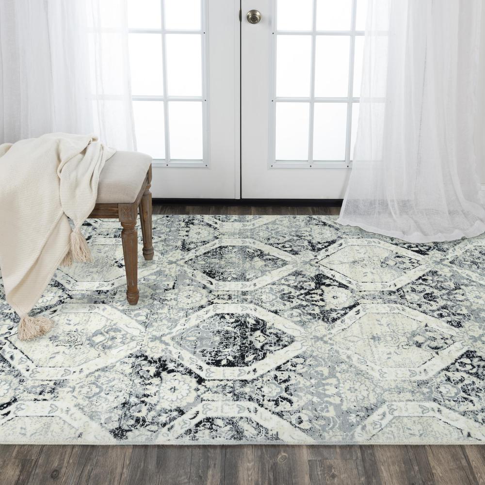 Hybrid Cut Pile Wool/ Tencel Rug, 10' x 13'. Picture 2