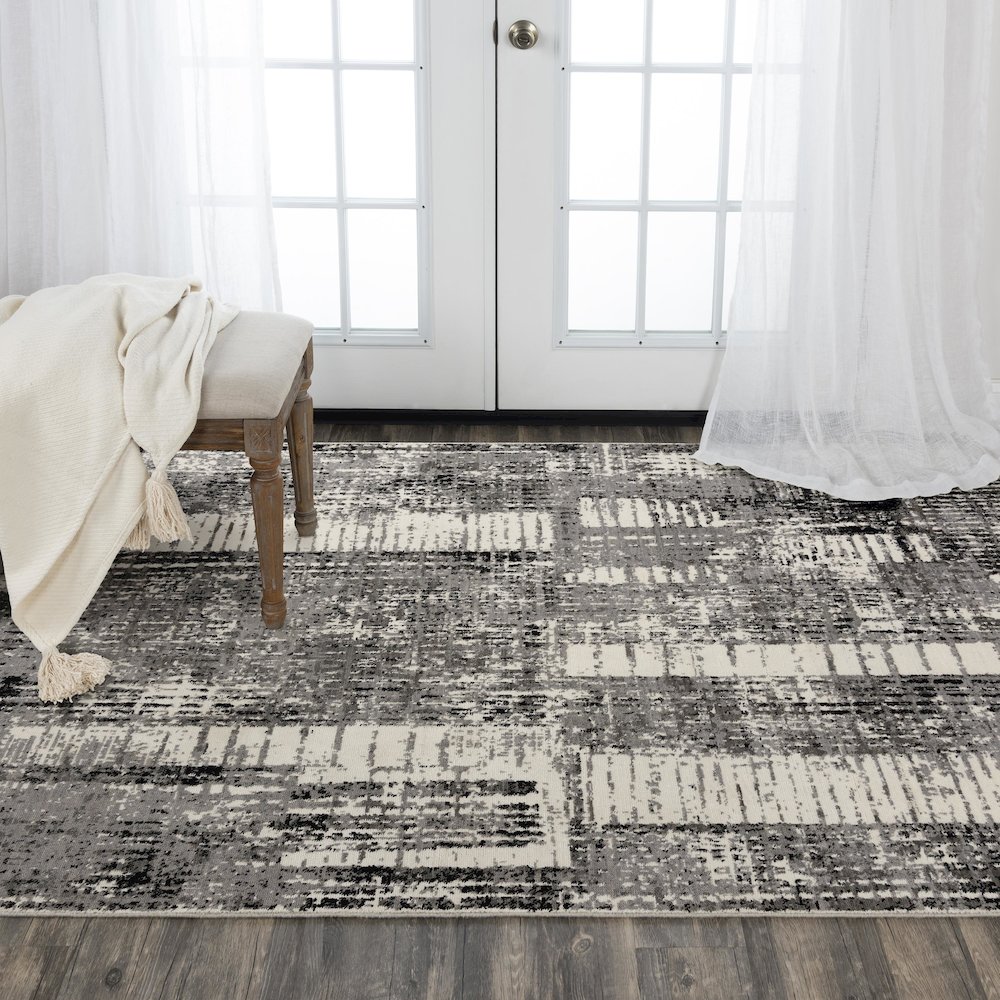 Hybrid Cut Pile Wool/ Tencel Rug, 10' x 13'. Picture 2