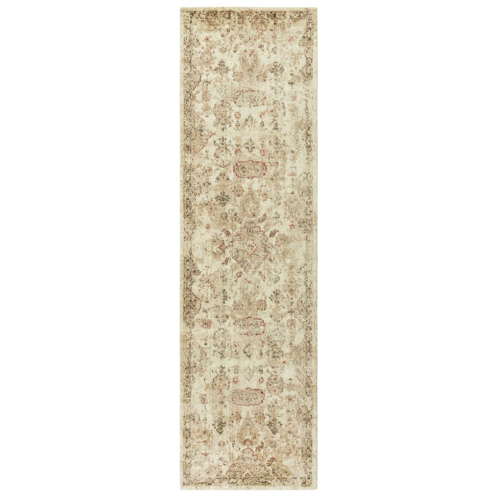 Hybrid Cut Pile Wool Rug, 2'6" x 10'. Picture 1