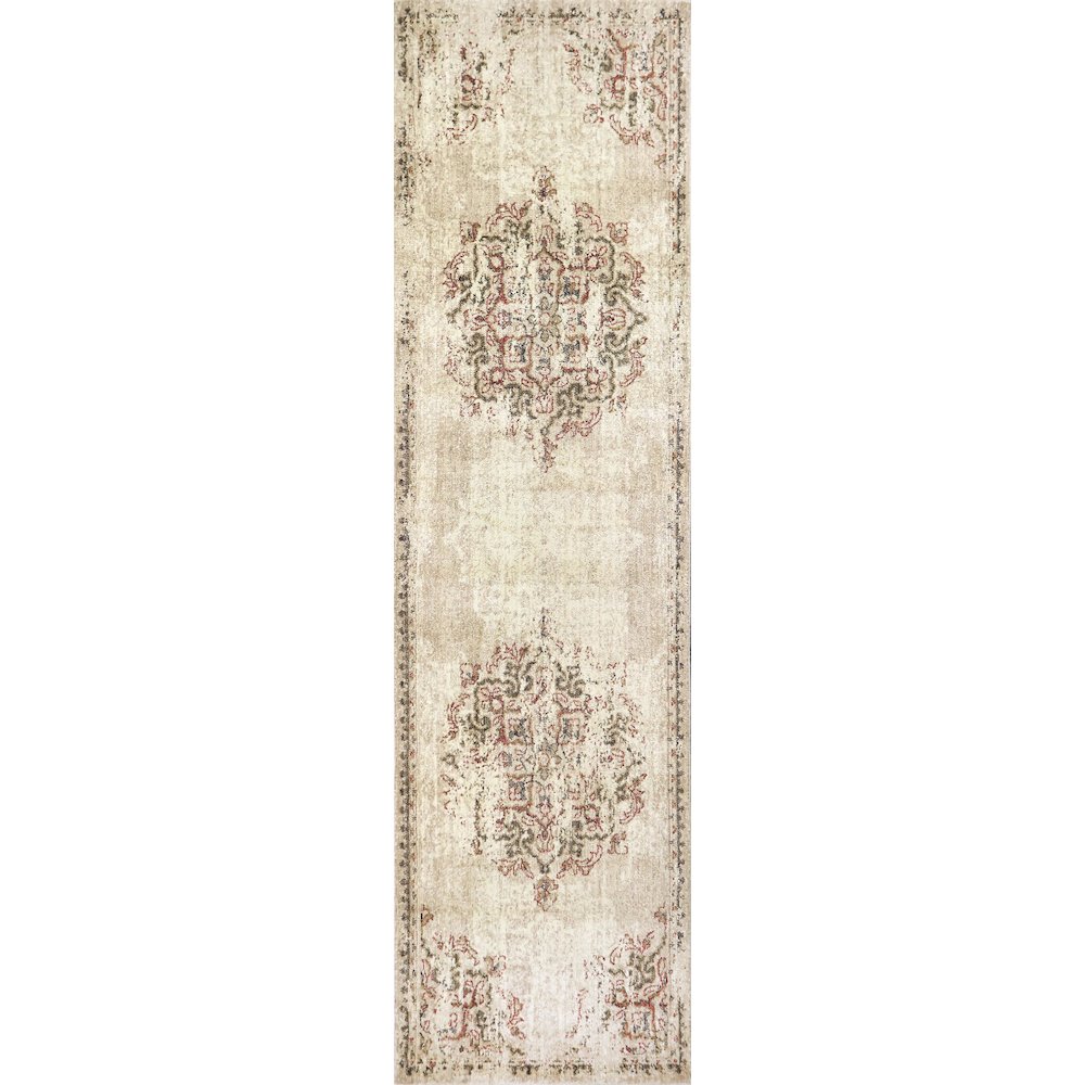 Hybrid Cut Pile Wool Rug, 2'6" x 10'. Picture 1