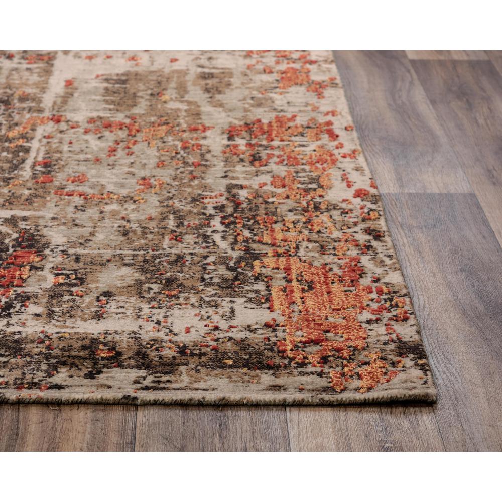 Hybrid Cut Pile Wool/ Tencel Rug, 10' x 13'. Picture 3