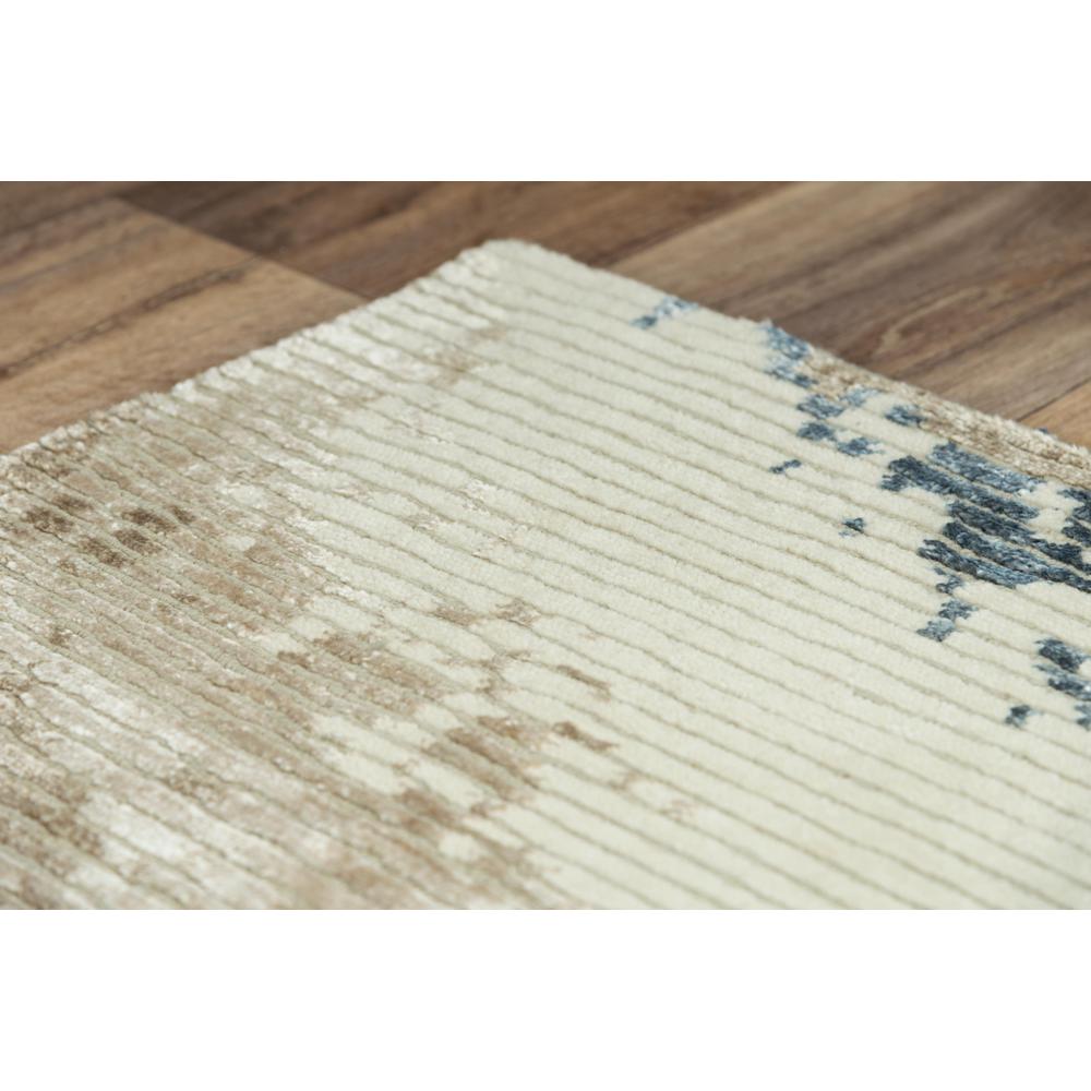 Hand Knotted Cut Pile Wool/ Viscose Rug, 10' x 14'. Picture 5