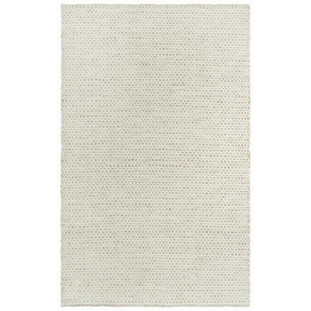 Hand Woven Loop Pile Wool Rug, 5' x 7'6". Picture 1