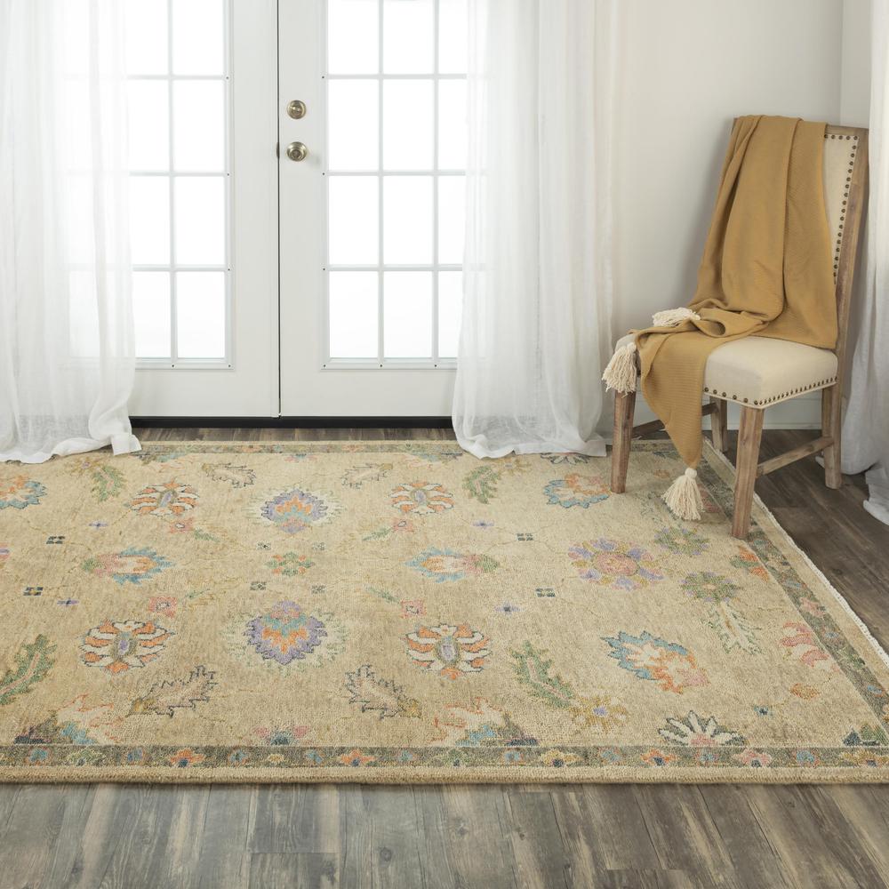 Hand Knotted Cut Pile Wool Rug, 10' x 14'. Picture 2