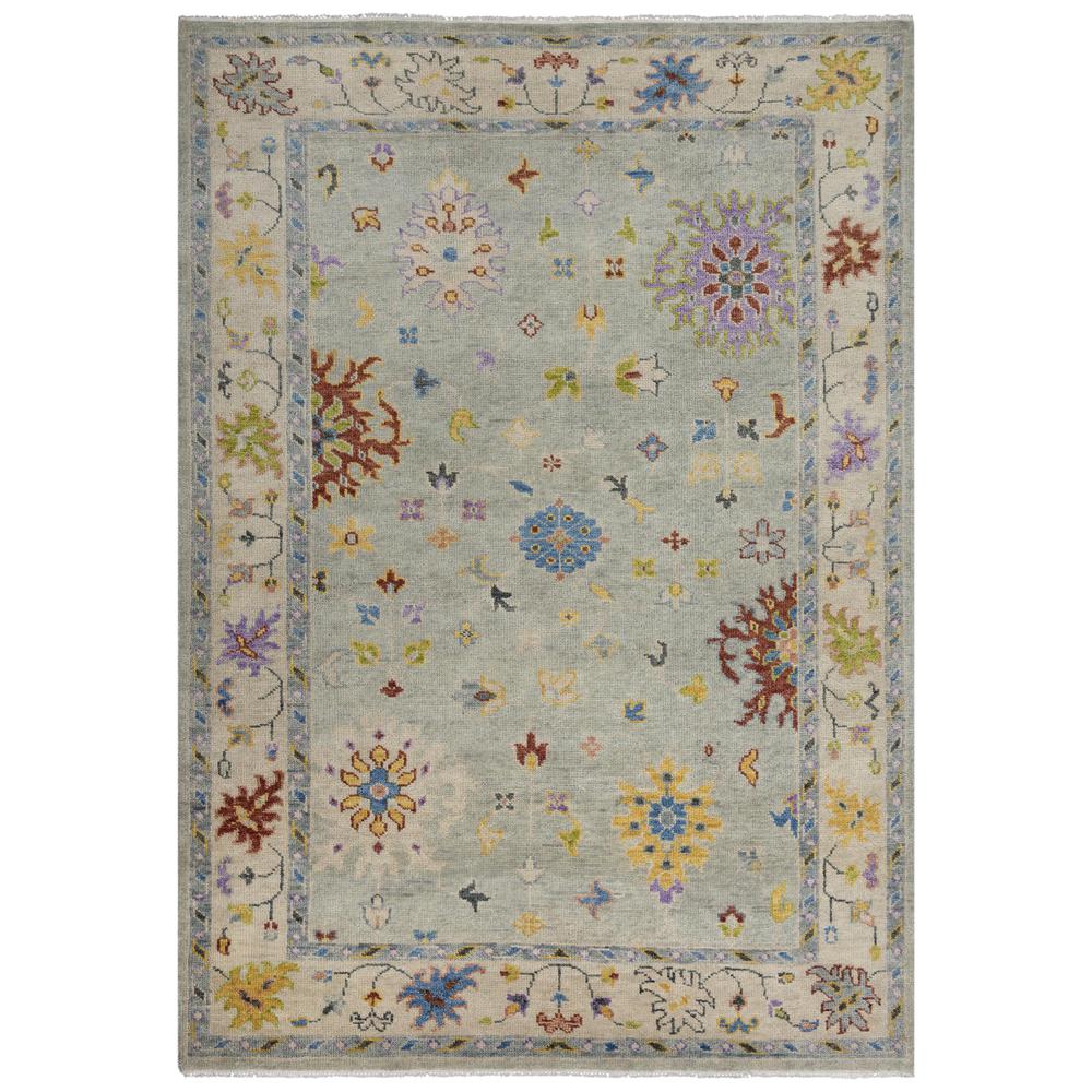 Hand Knotted Cut Pile Wool Rug, 10' x 14'. Picture 1
