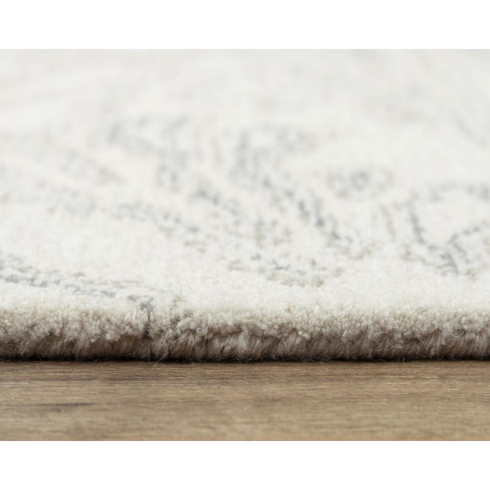 Hand Tufted Loop Pile Wool Rug, 5' x 7'6". Picture 6