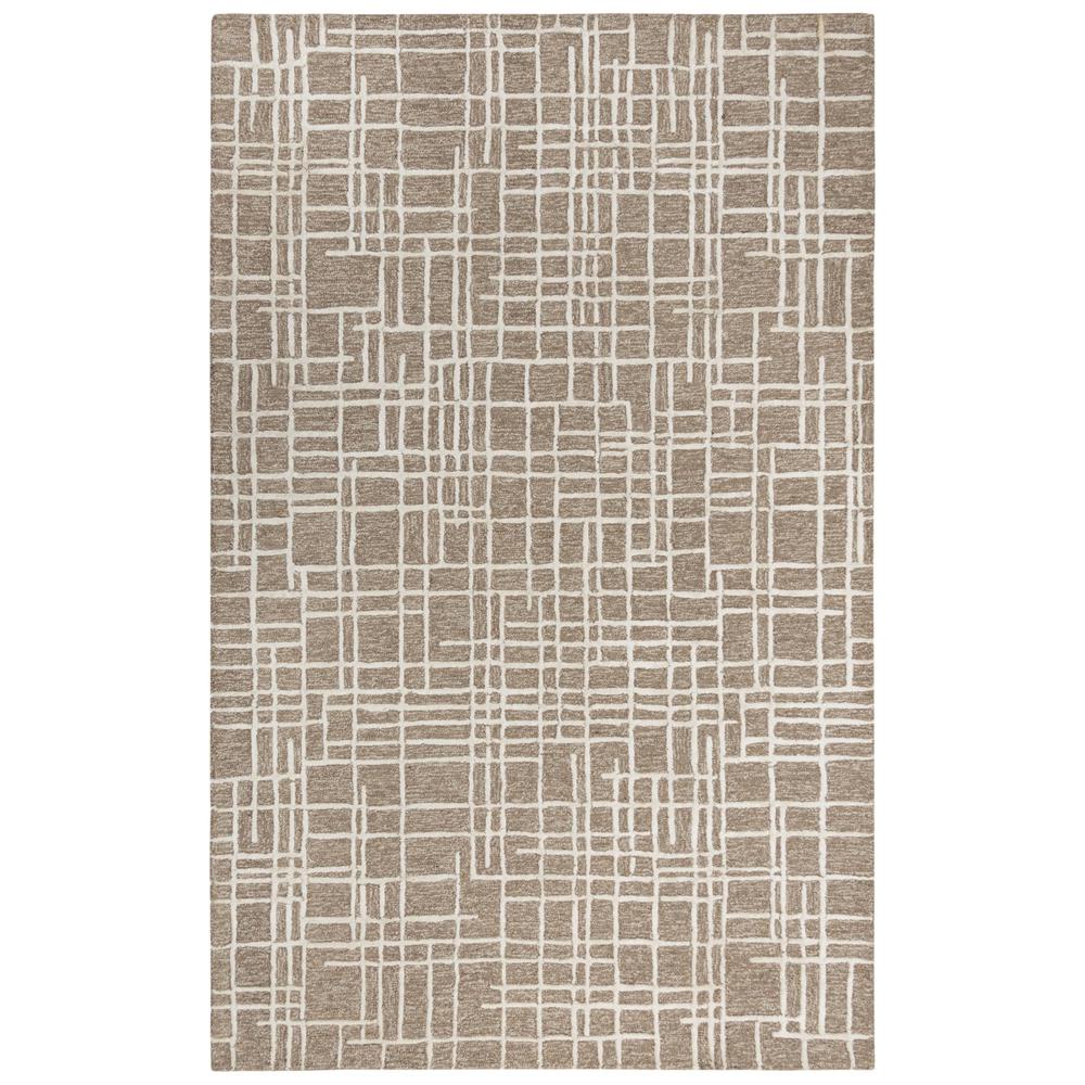 5' x 8' Hand-Tufted Rectangle Rug. Picture 1