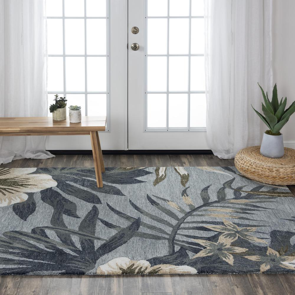 5' x 8' Hand-Tufted Rectangle Rug. Picture 2