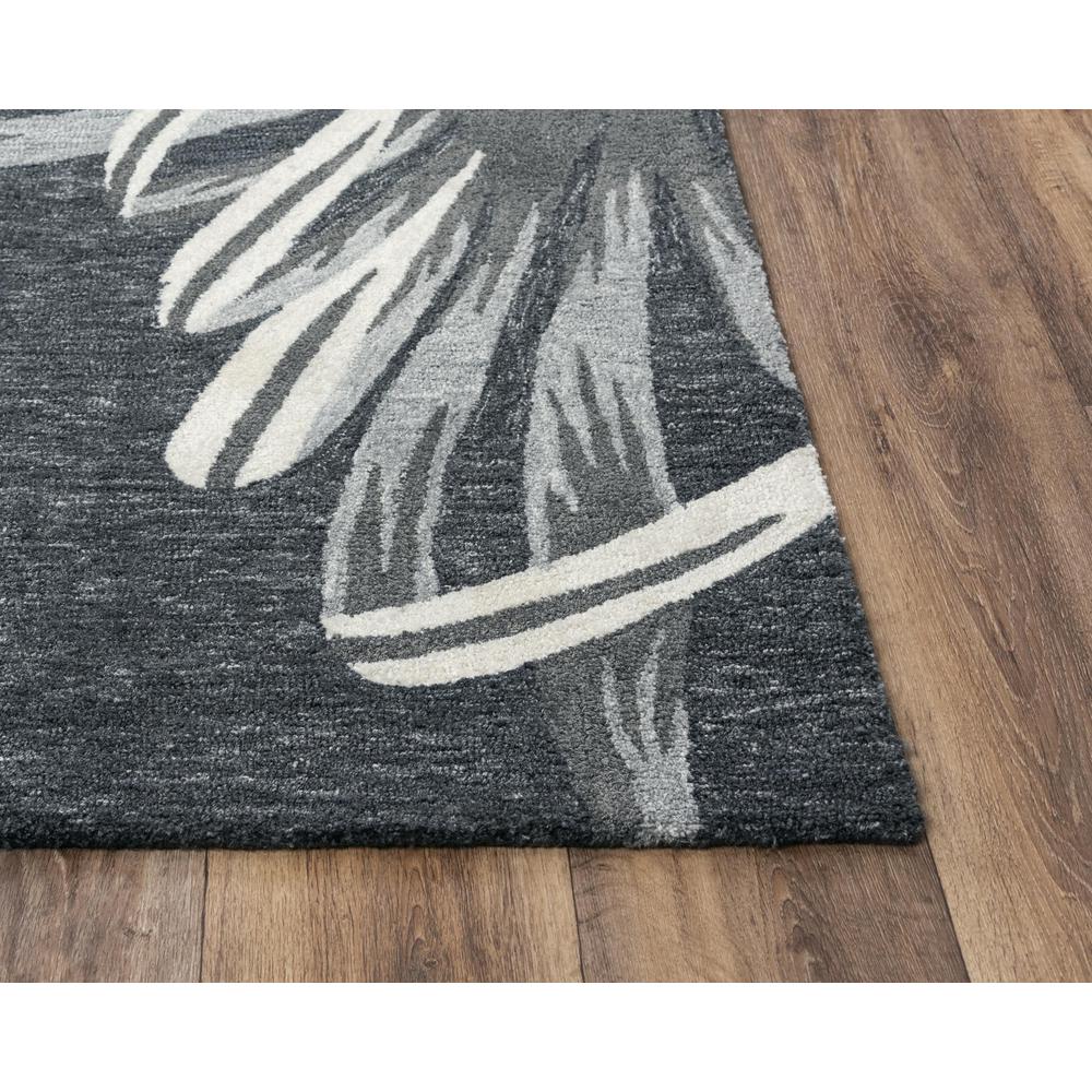 5' x 8' Hand-Tufted Rectangle Rug. Picture 3