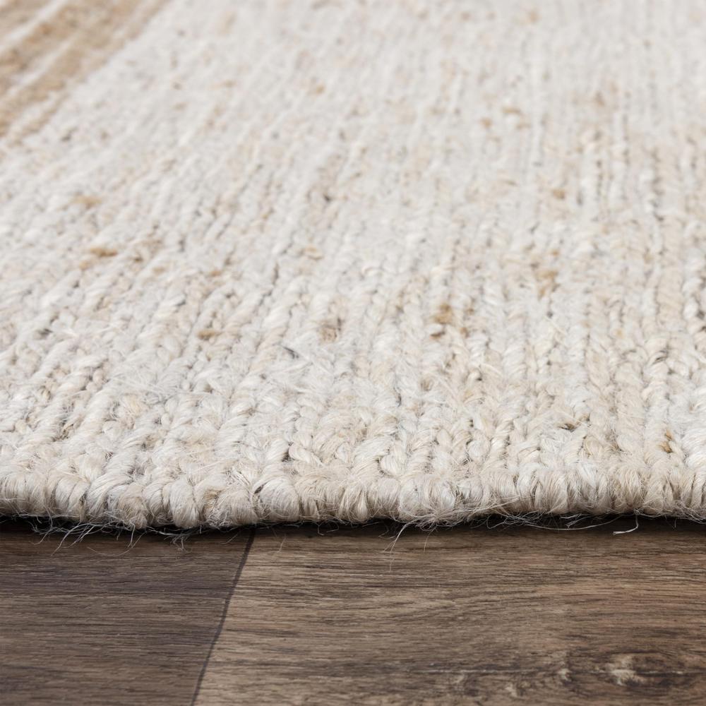 Hand Woven Flat Weave Pile Jute Rug, 5' x 7'6". Picture 5