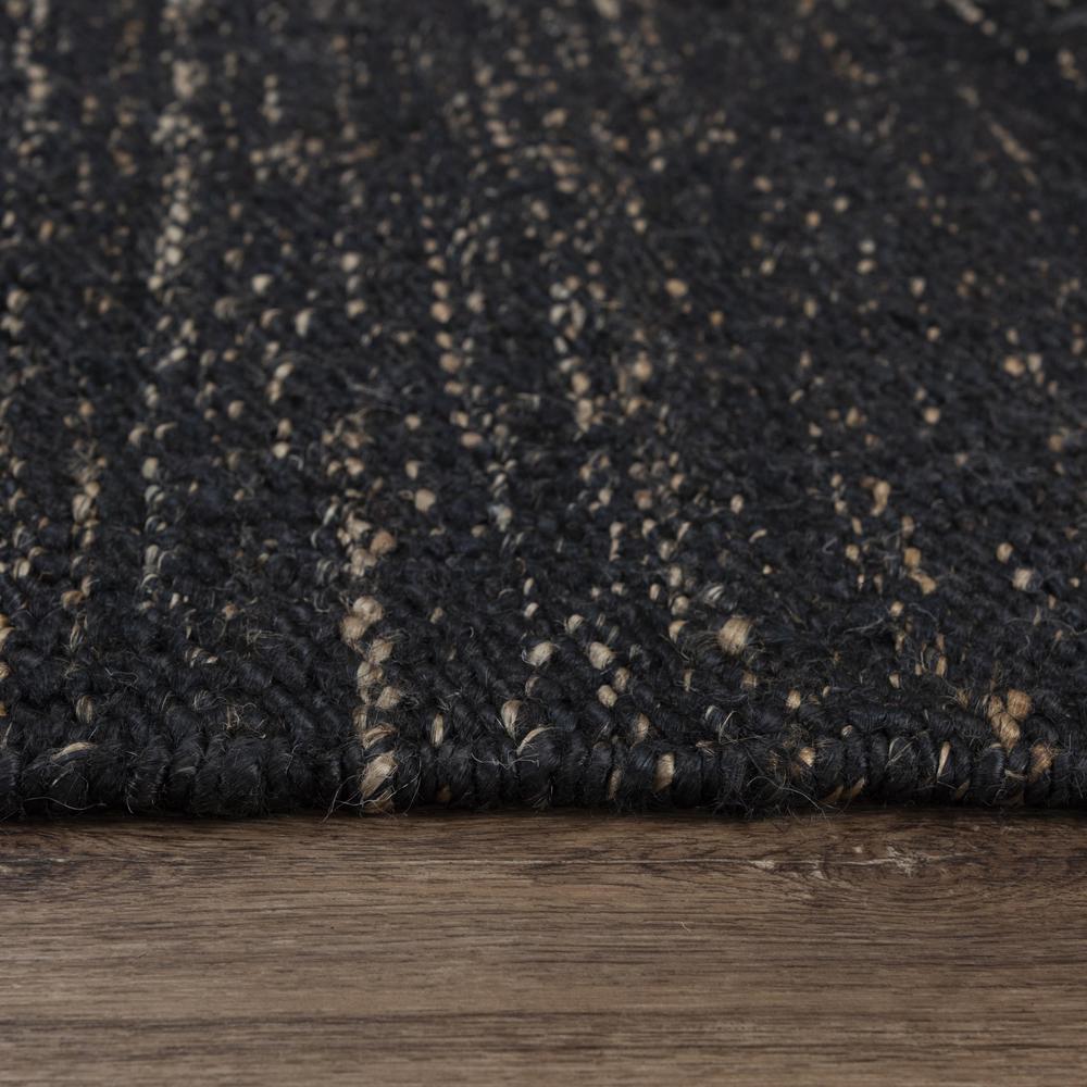 Hand Woven Flat Weave Pile Jute Rug, 5' x 7'6". Picture 5
